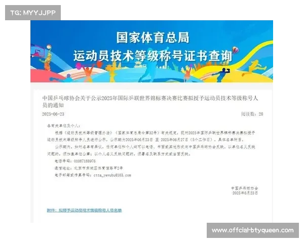 全国锦标赛前八名方可申报健将等级运动员等级认证改革新举措